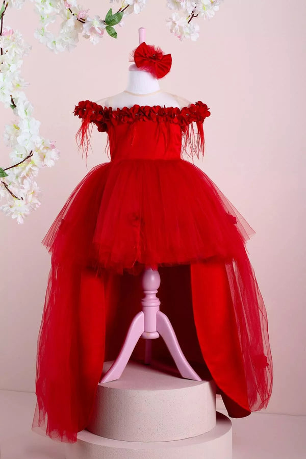 violet-red-party-dress-tailed-tha-dressing - Sophia's Style Baby & Toddler Dresses-1