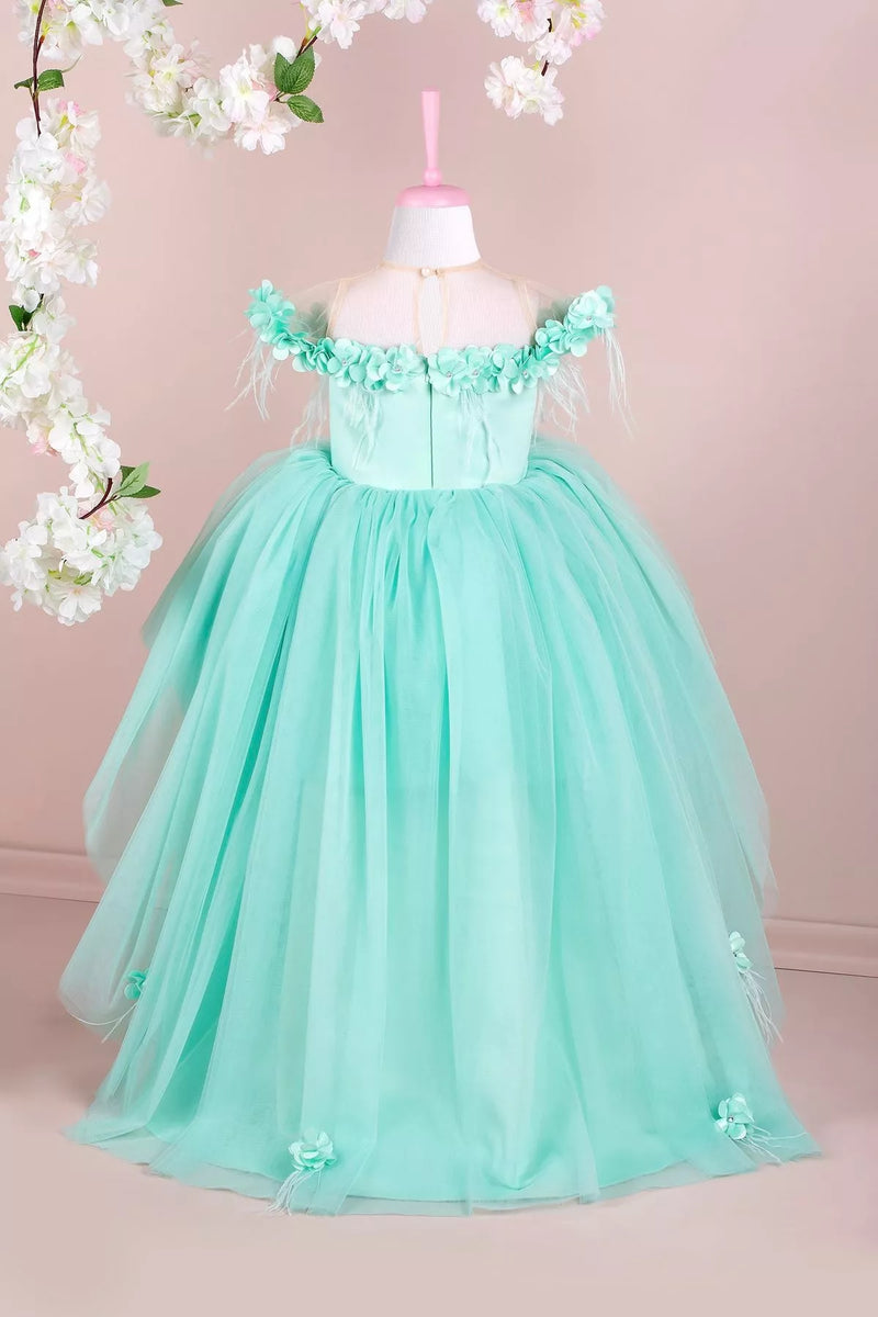 Violet Tiffany Tailed Party Dress 12 Y