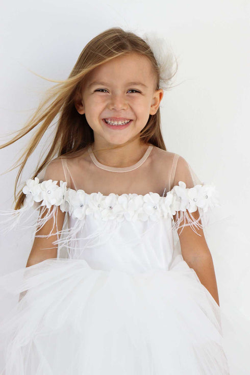 violet-white-party-dress-layered-tha-dressing - Sophia's Style -2