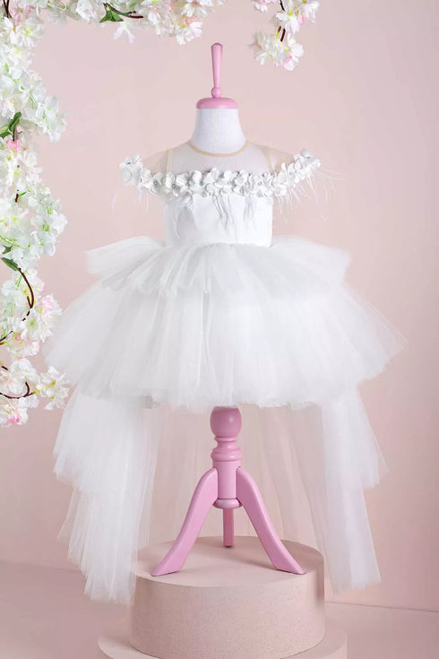 violet-white-party-dress-layered-tha-dressing - Sophia's Style -4