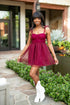vixen-bustier-mini-dress-wine Buddy Love - Sophia's Style-Vixen Bustier Mini Dress - Wine-Maroon-XS-1