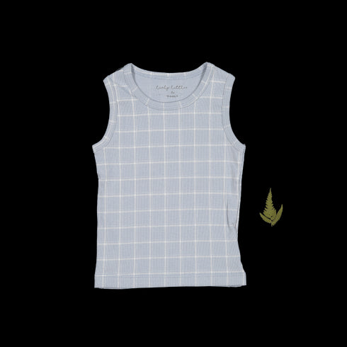 the-printed-tank-blue-grid Lovely Littles - Sophia's StyleTank-1