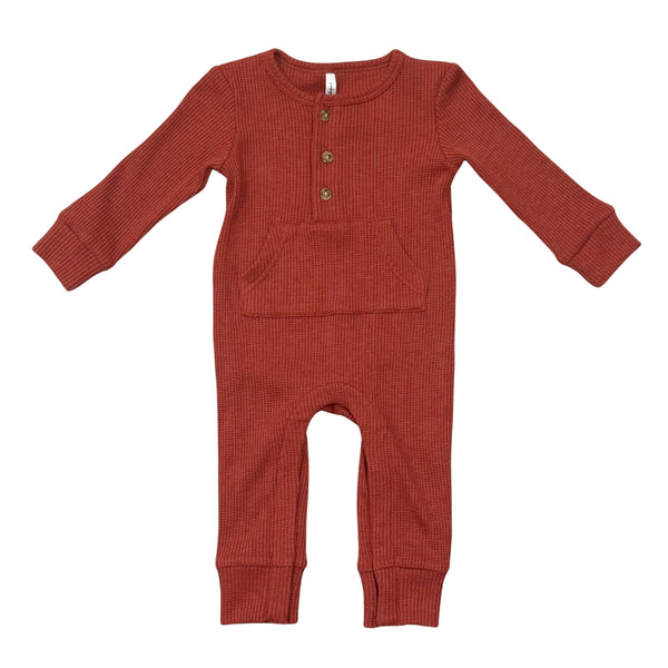 waffle-romper-in-berry-red-baby-sprouts-sophias-styleWaffle Romper-1