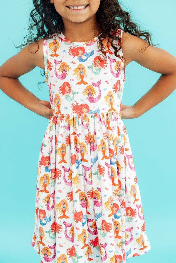 watercolor-mermaids-tank-twirl-dress-Mila&Rose-Sophia's StyleTwirl Tank Dress-1