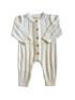 Wide Rib Knit Jumpsuit - White