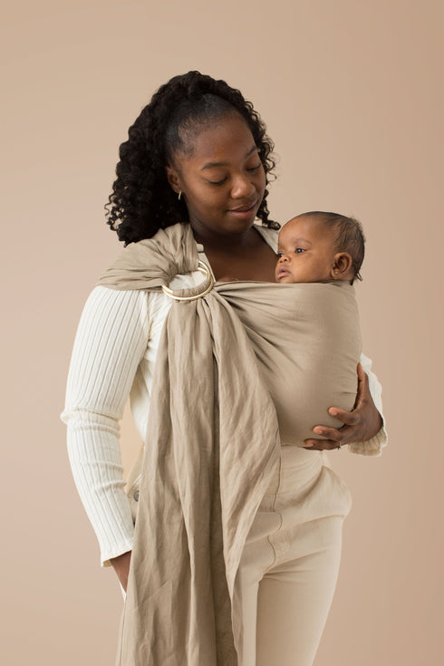 desert-lark-linen-sling Wildbird - Sophia's StyleBaby Carrier-1
