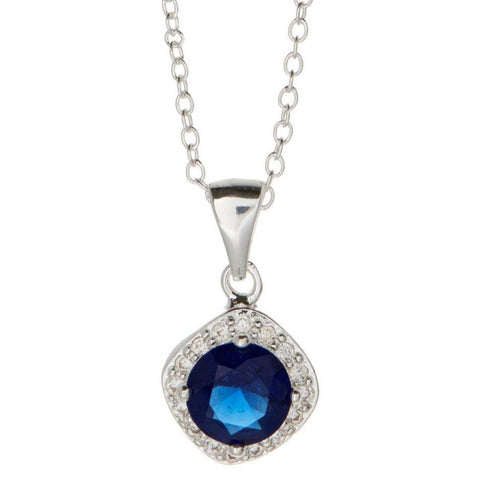 windsor-necklace-with-blue-crystal-pendant-necklace-Sophia's StyleNecklaces-1