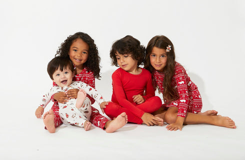 winterberry-red-kids-bamboo-pajamas- - Sophia's Style -10