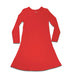 winterberry-red-bamboo-girls-long-sleeve-dress-bellabu-bear - Sophia's Style -3