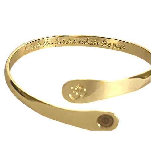 yoga-bracelets-om-bracelets-engraved-bracelets-inhale-the-future-exhale-the-past-the-om-symbol-Sophia's Style-6