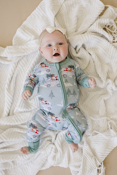 cruisin-to-christmas-bamboo-zippy-romper Little Joy Co - Sophia's Style-2