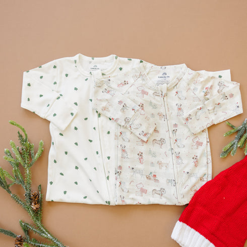 santa-paws-bamboo-zippy-romper Little Joy Co - Sophia's Style-15