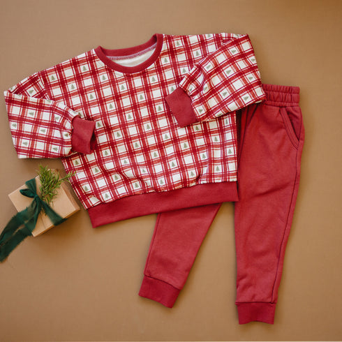 red-plaid-christmas-tree-crewneck-sweatshirt Sophia's Style-3