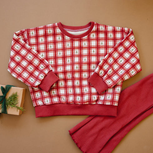 red-plaid-christmas-tree-crewneck-sweatshirt Sophia's Style-4
