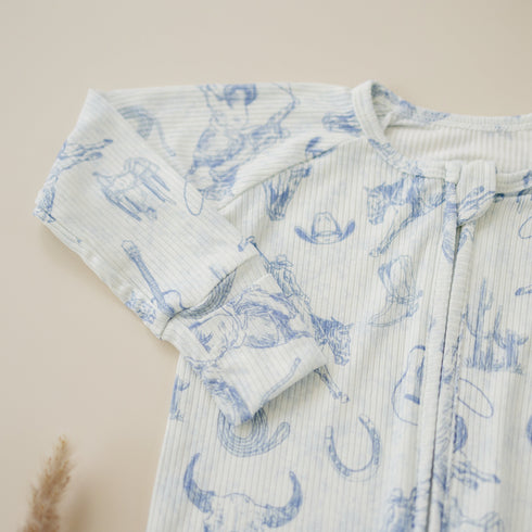 cowboy-blues-ribbed-bamboo-zippy-pajamas Sophia's Style-6