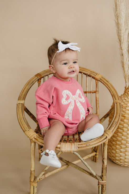 applique-floral-bow-sweatshirt-romper Little Joy Co - Sophia's Style-4
