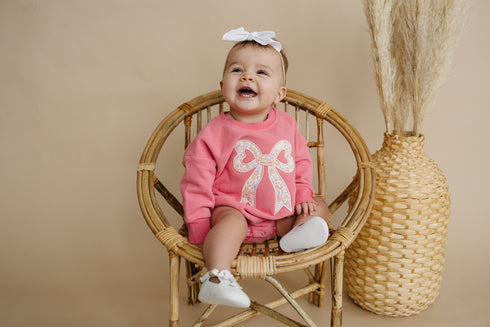 applique-floral-bow-sweatshirt-romper Little Joy Co - Sophia's Style-6
