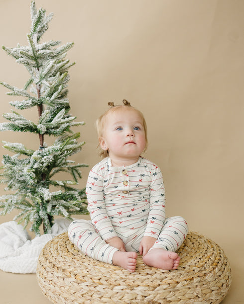 tied-with-a-bow-christmas-2pc-henley-bamboo-pajamas at Sophia's Style-4