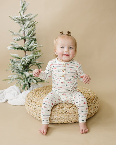 tied-with-a-bow-christmas-2pc-henley-bamboo-pajamas at Sophia's Style-3