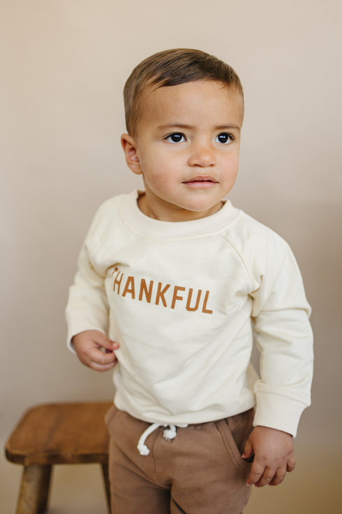 thankful-organic-cotton-crewneck-sweatshirt-cream-or-brown Sophia's Style-6