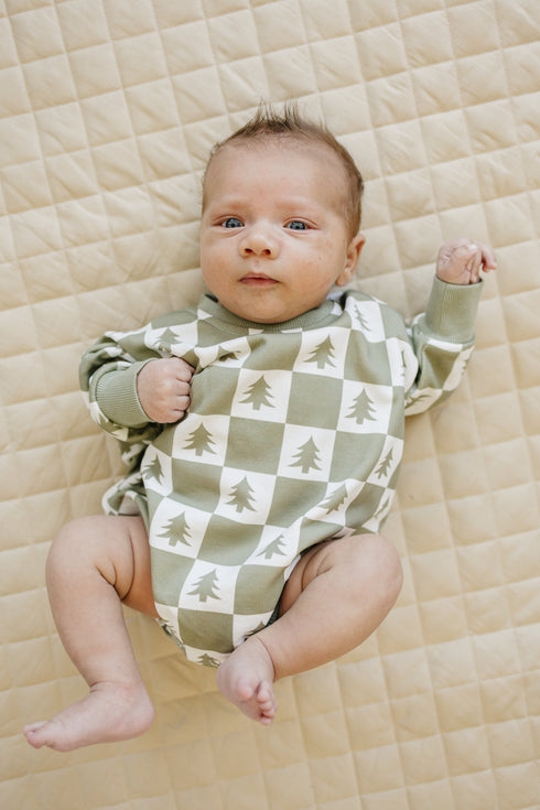 checkered-christmas-tree-sweatshirt-romper Sophia's Style-7