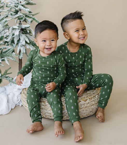 evergreen-dreams-2pc-bamboo-pajamas-sizes-0-3-through-6-12-months-left Little Joy Co - Sophia's Style-2