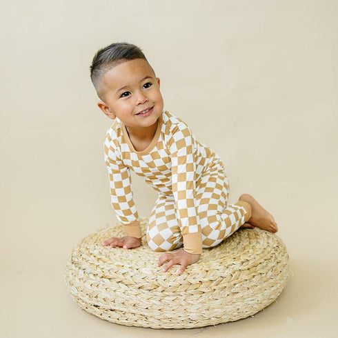golden-coast-check-2pc-pajama-set Little Joy Co - Sophia's Style-5