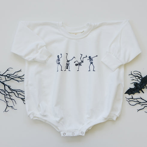 dancing-skeletons-sweatshirt-romper-white- at Sophia's Style-2