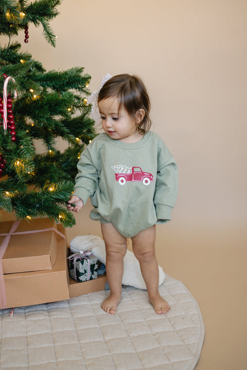 christmas-tree-truck-sweatshirt-romper Sophia's Style-5