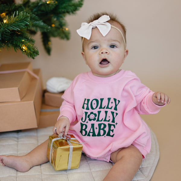 holly-jolly-babe-christmas-sweatshirt-romper Sophia's Style-1
