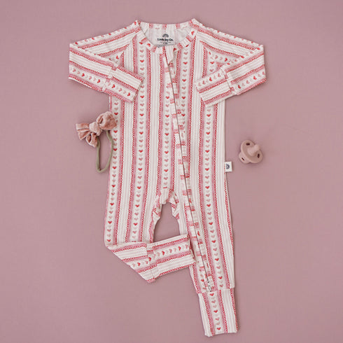 laced-with-love-bamboo-zippy-romper Little Joy Co - Sophia's Style-2