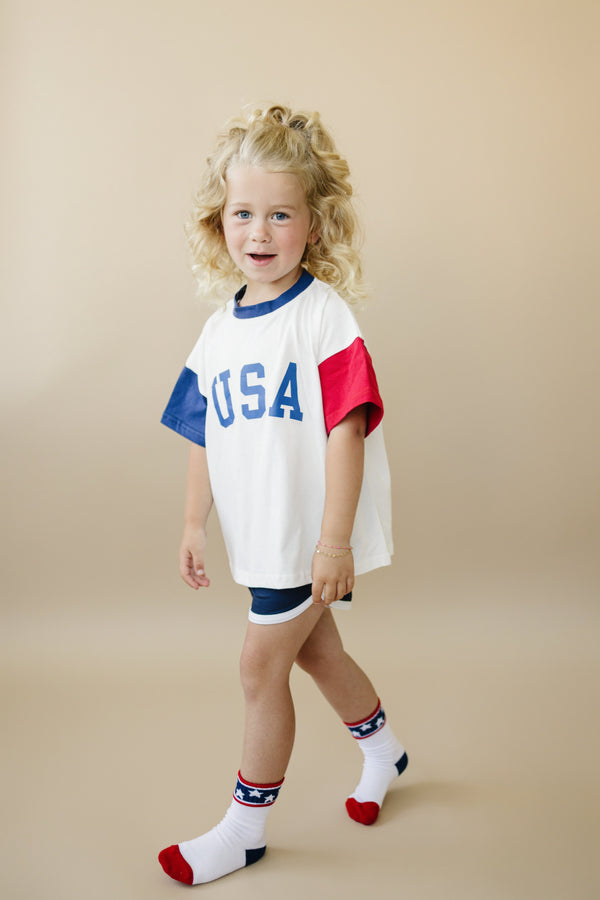usa-colorblock-oversized-tee at Sophia's StyleOutfit-1