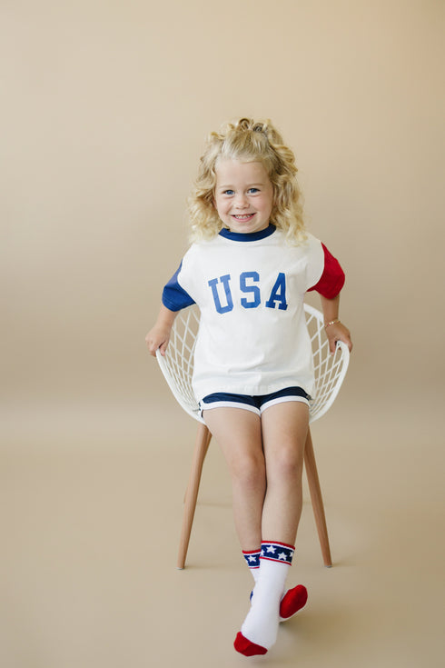 usa-colorblock-oversized-tee at Sophia's Style-6