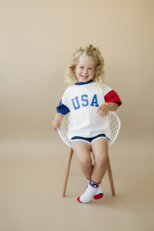 usa-colorblock-oversized-tee at Sophia's Style-9