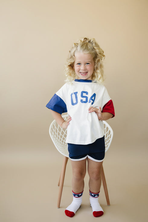usa-colorblock-oversized-tee at Sophia's Style-13