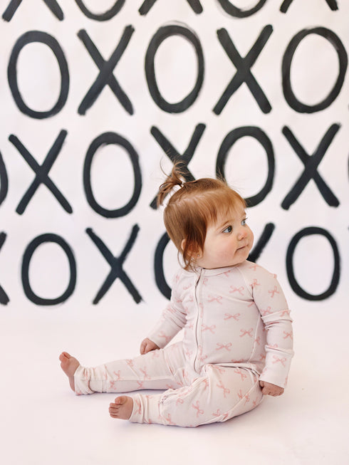 blushing-bows-ribbed-bamboo-zippy-romper Little Joy Co - Sophia's Style-4