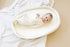 white-newborn-bamboo-gown Little Joy Co - Sophia's Style-3