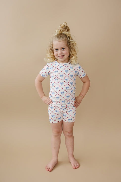 red-white-bows-2pc-bamboo-pajamas Little Joy Co - Sophia's Style-2