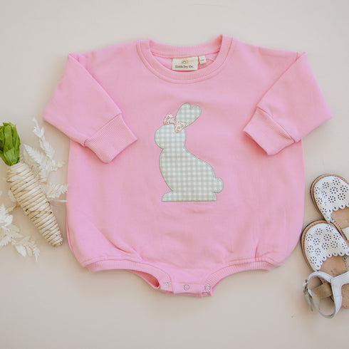 applique-bunny-sweatshirt-romper Little Joy Co - Sophia's Style-2