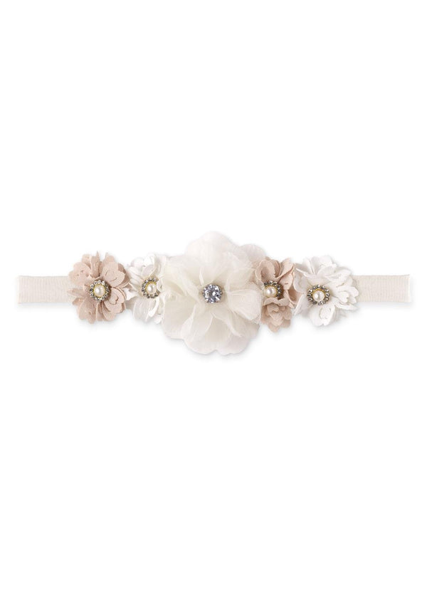 ivory-tan-faux-flowers-w-pearls-rhinestones-headband-Tesa Babe at Sophia's StyleBase Product-1