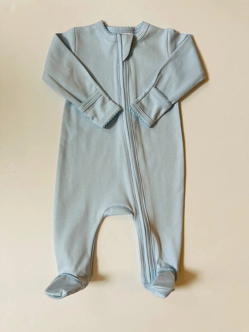 stroller-society-pima-cotton-zipper-footies-infant-apparel-Sophia's StyleOnesies-1