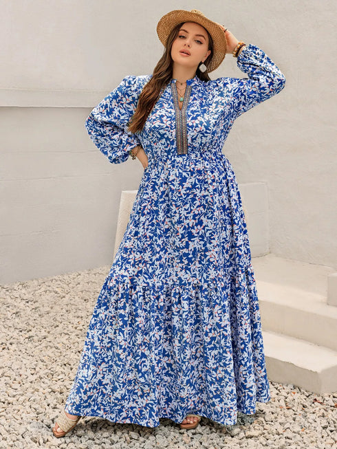 plus-size-floral-print-bohemian-maxi-dress-OhSoStyled-Sophia's-Style-3