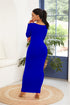 round-neck-long-sleeve-maxi-wrap-dress Sophia's Trends - Sophia's Style-Royal Blue-M