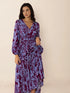 printed-tie-neck-balloon-sleeve-maxi-dress OhSoStyled at Sophia's Style-8