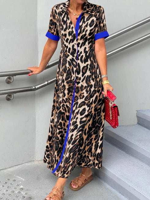 leopard-print-button-down-dress-with-contrast-trim-OhSoStyled-Sophia's-Style-12