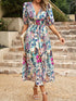 printed-puff-sleeve-midi-dress OhSoStyled at Sophia's Style-4
