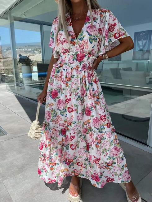 floral-print-flutter-sleeve-maxi-dress-OhSoStyled-Sophia's-Style-7