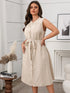 plus-size-button-front-tie-waist-sleeveless-dress OhSoStyled at Sophia's Style-1