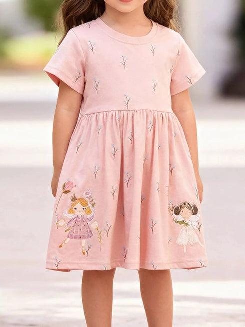 childrens-cartoon-short-sleeve-casual-dress-ohso-kids-sophias-style-4