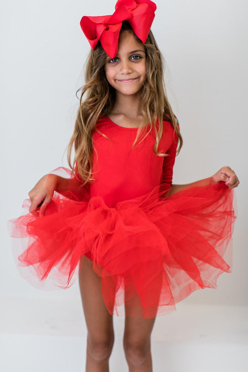 red-3-4-tutu-leotard Mila & Rose - Sophia's Style--12-24M--2